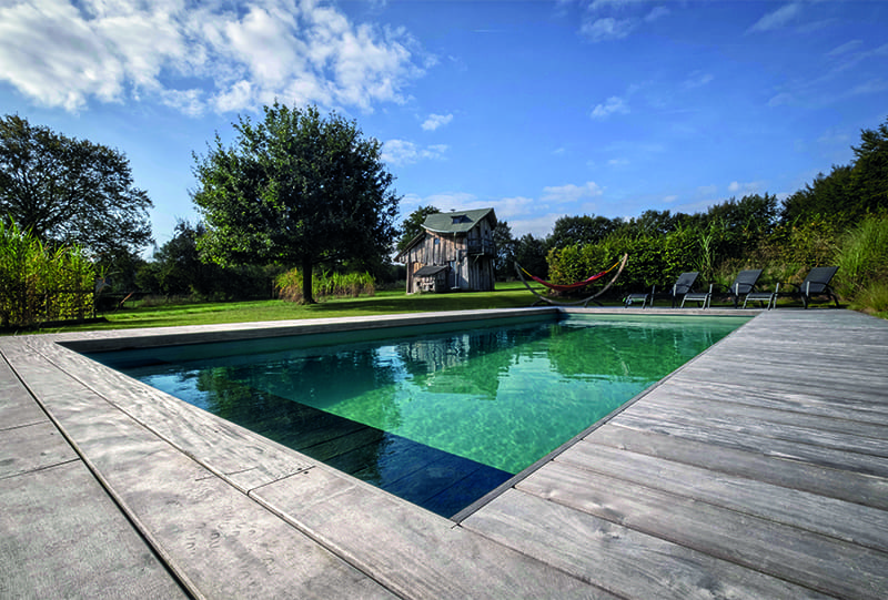 piscine naturelle privée